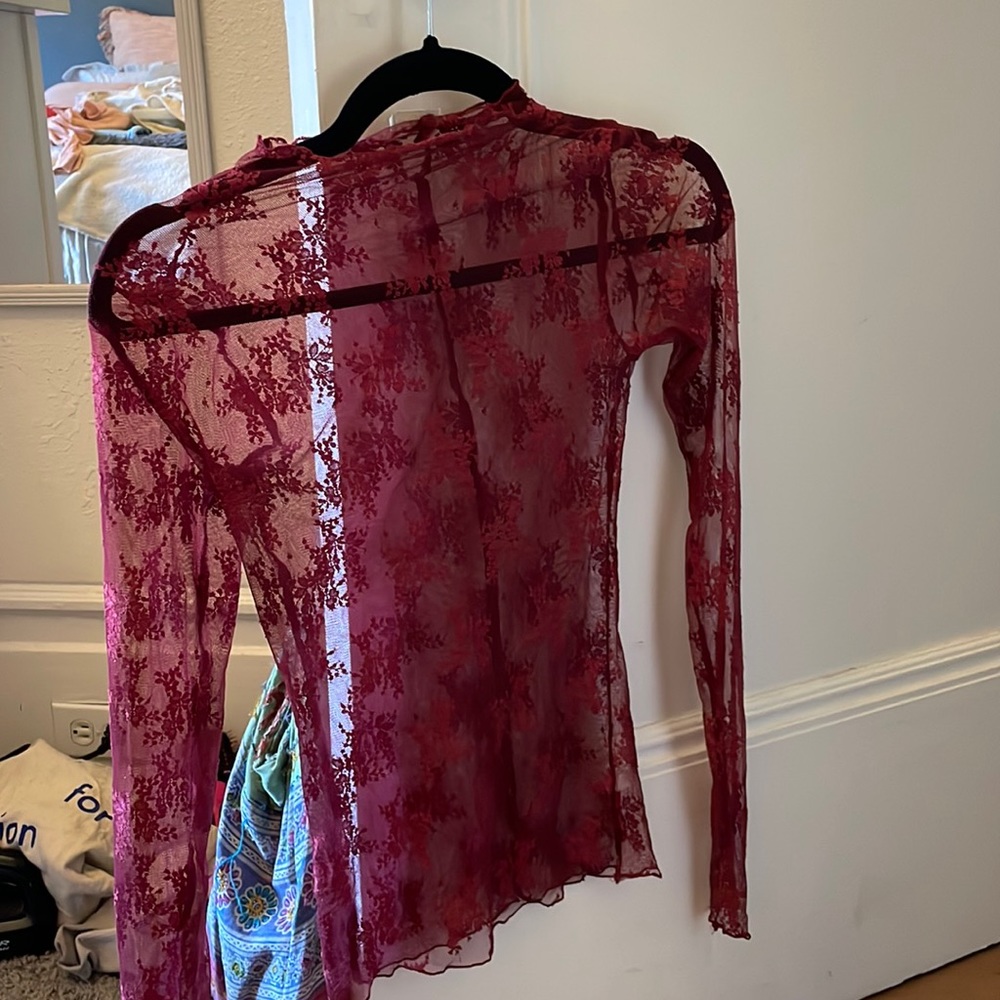 Sexy see through long sleeve